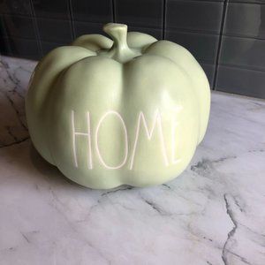 Rae Dunn green HOME pumpkin